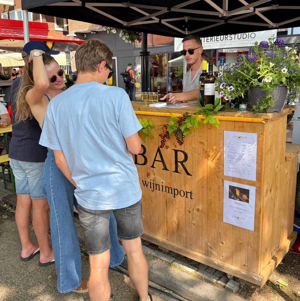 aProbar huren mobiele wijnbar